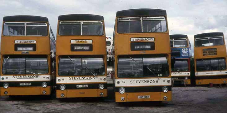 Stevensons Daimler Fleetline MCW MCW PRV 31 46 & 45